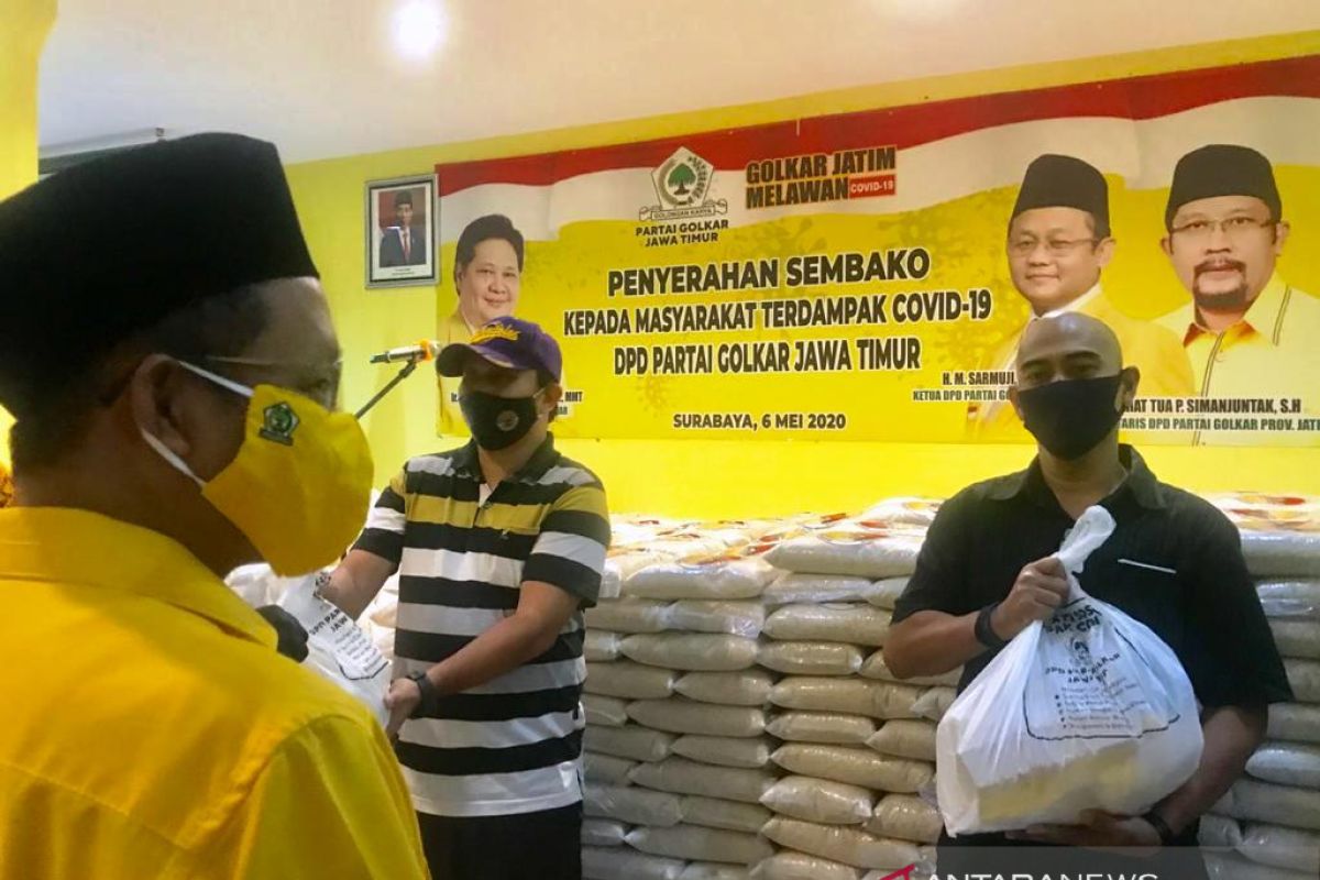 Golkar Jatim ingatkan seluruh kader peduli tetangga