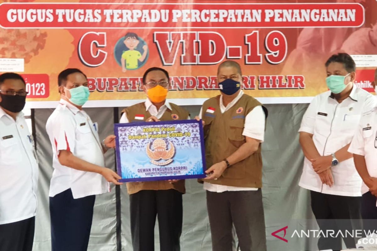 Bupati Inhil apresiasi bantuan OPD dan Korpri guna penanganan COVID-19