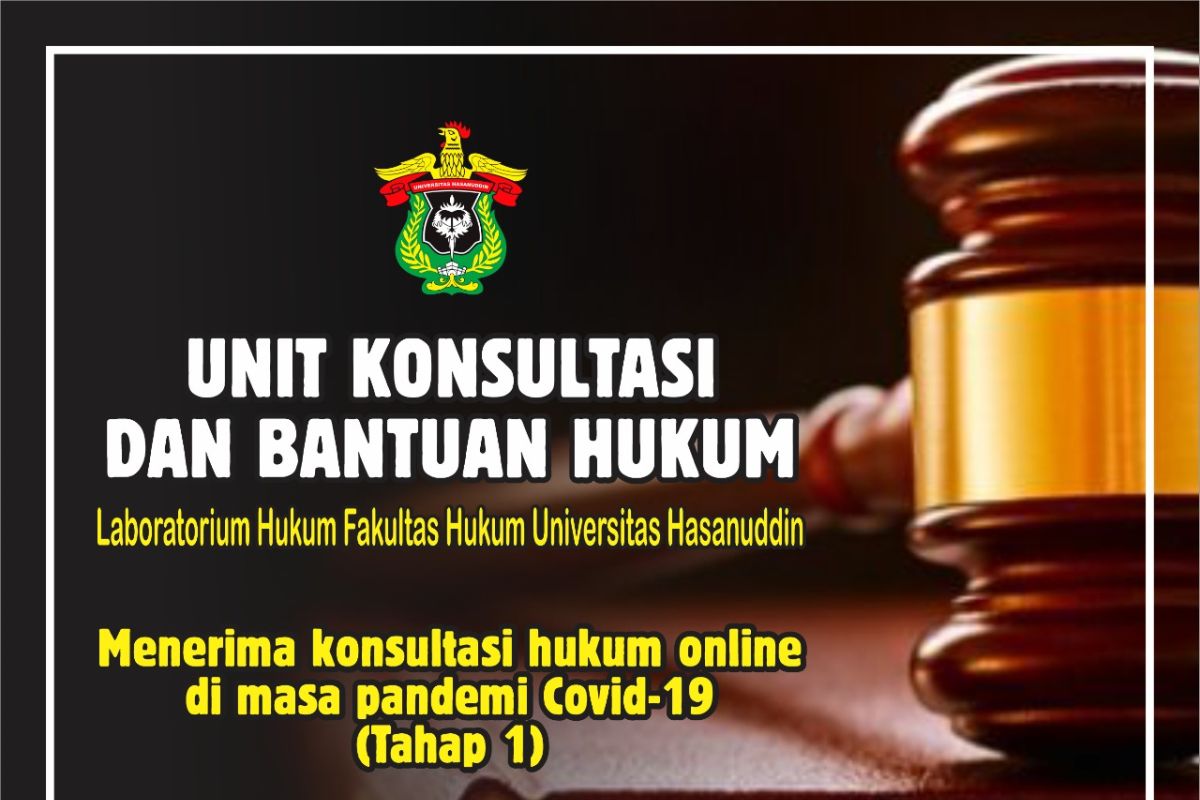 Unhas sediakan layanan konsultasi dan bantuan hukum gratis