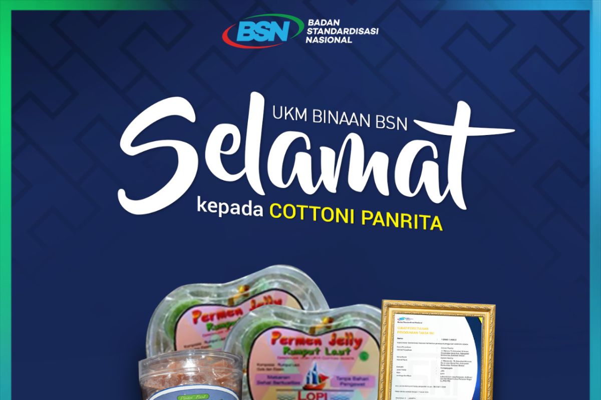 Permen jelly produk UKM Makassar pertama di Indonesia yang ber-SNI