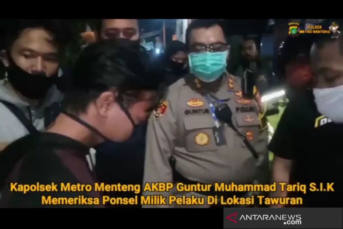 Polsek Menteng tangkap otak utama di video viral tawuran Manggarai