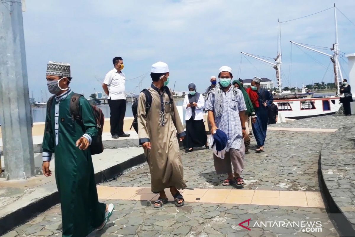 Santri Temboro Jatim asal Pulau Kodingareng Makassar diisolasi ke hotel