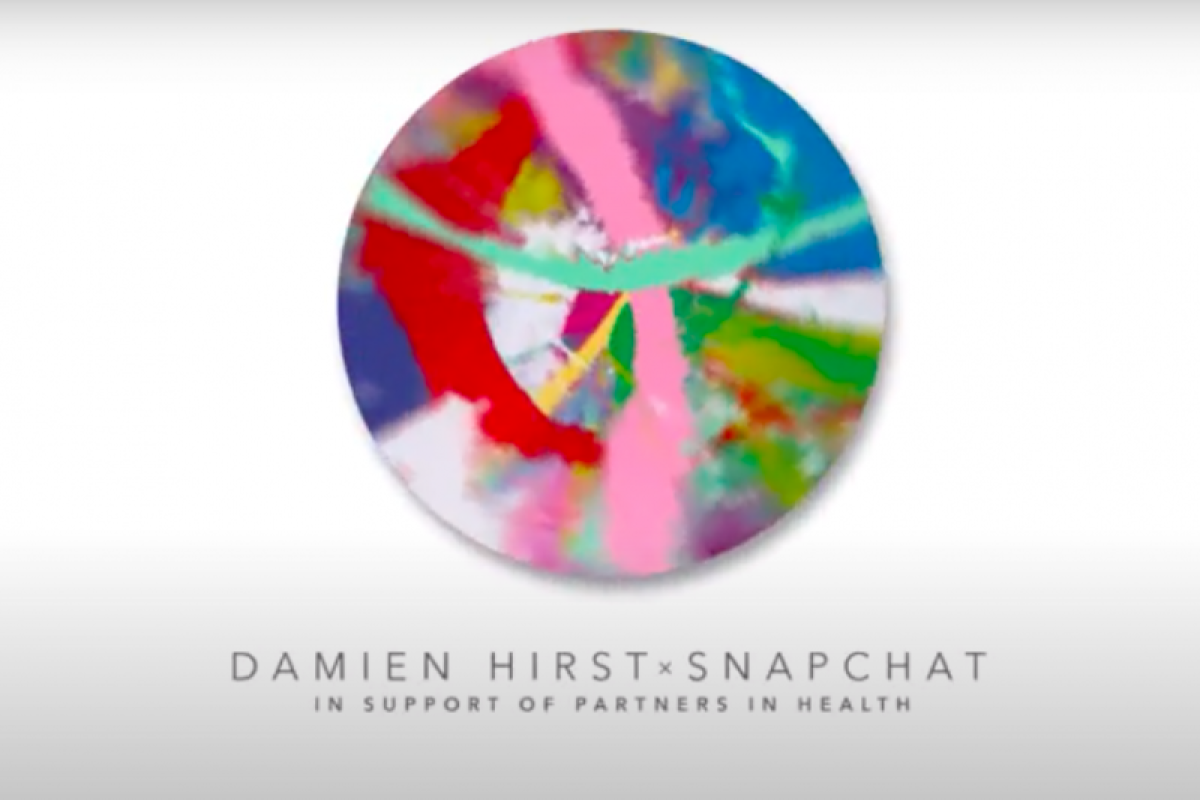 Snapchat kolaborasi dengan seniman Damien Hirst untuk lensa AR terbaru