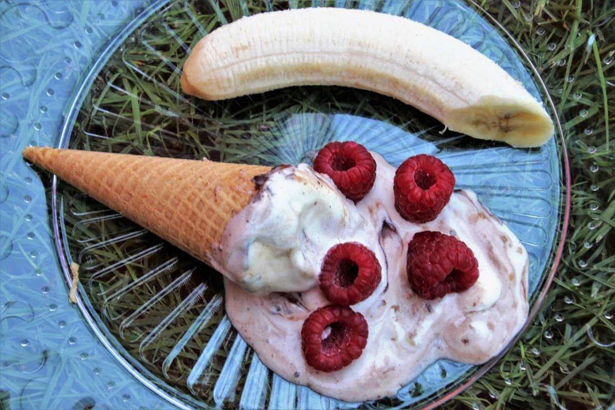 Menu Ramadhan: Es Krim pisang selai kacang