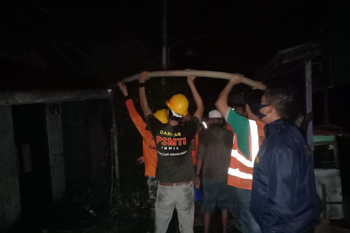 Tiga unit rumah di Tembilahan ludes terbakar, begini kronologinya