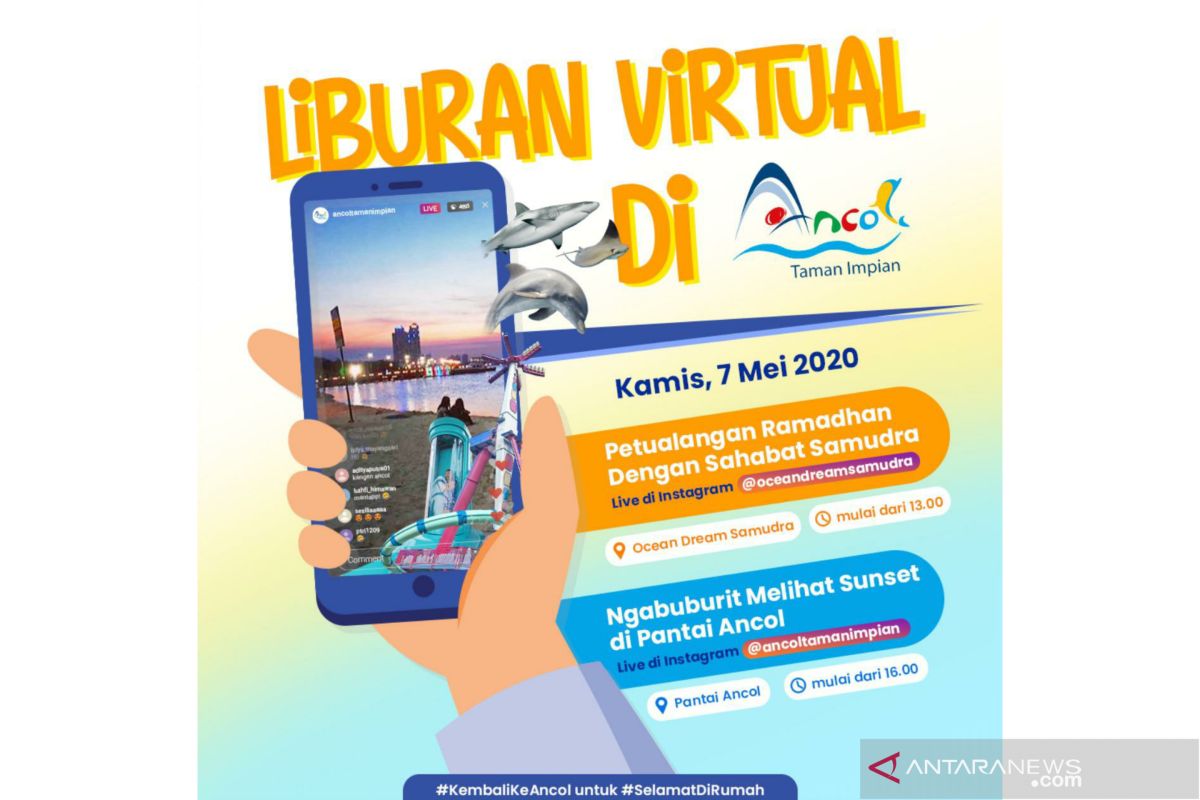 Taman Impian Jaya Ancol siapkan 'liburan virtual' isi ngabuburit warga
