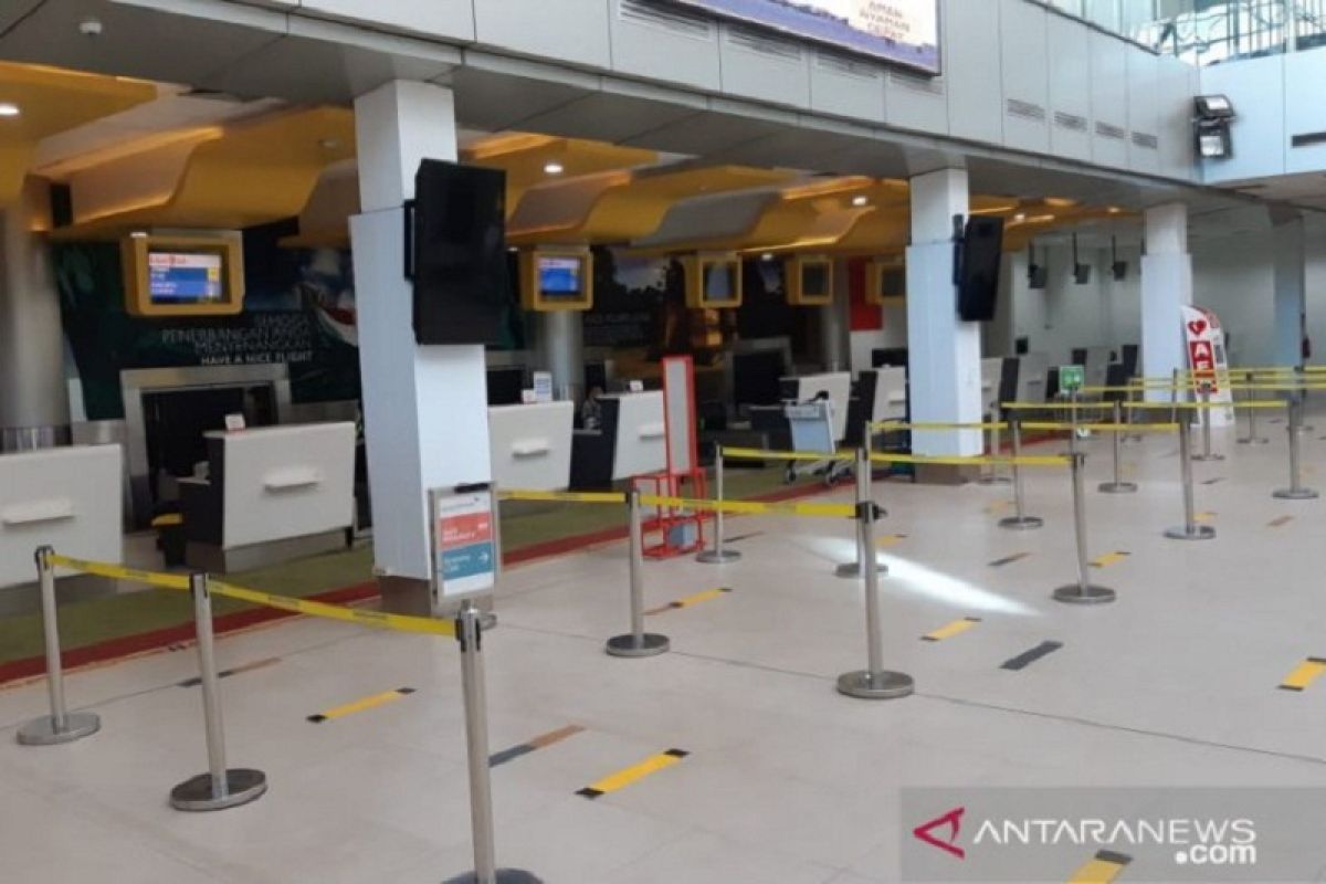 Dampak PSBB di Jakarta, pergerakan penumpang di Bandara Jambi turun 30 persen