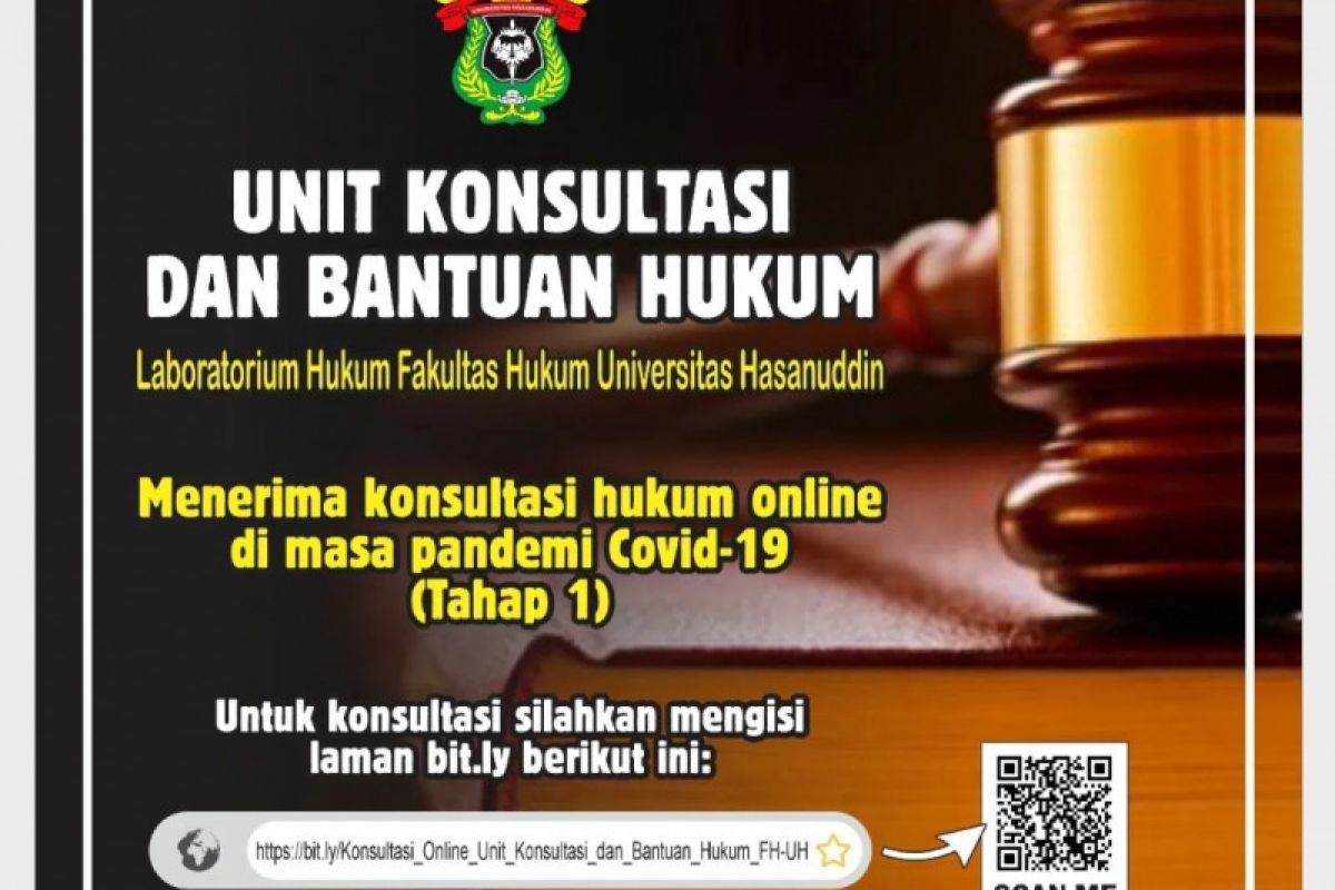 Unhas Makassar siapkan konsultasi dan bantuan hukum gratis terkait pandemi COVID-19