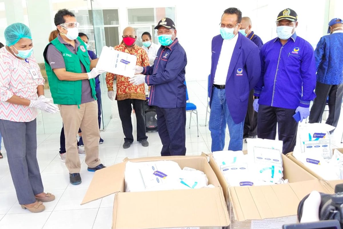 RSUD Yowari Jayapura apresiasi dukungan bantuan APD dari NasDem