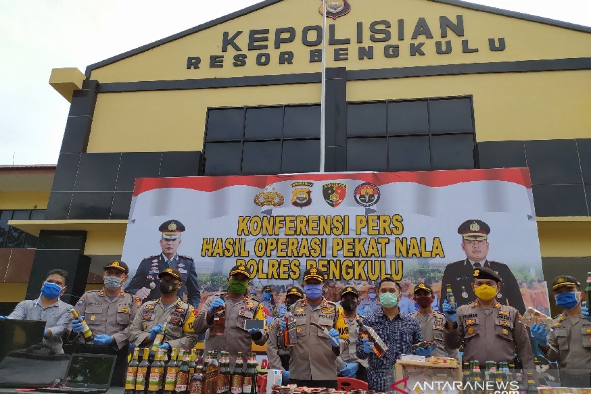 Polres Bengkulu amankan ribuan butir obat keras