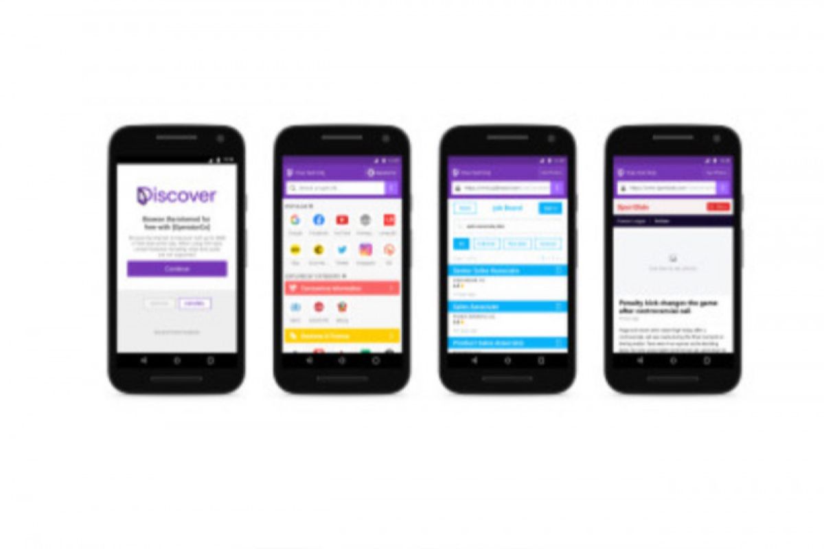 Aplikasi android terbaru dari Facebook, Discover tawarkan internet gratis