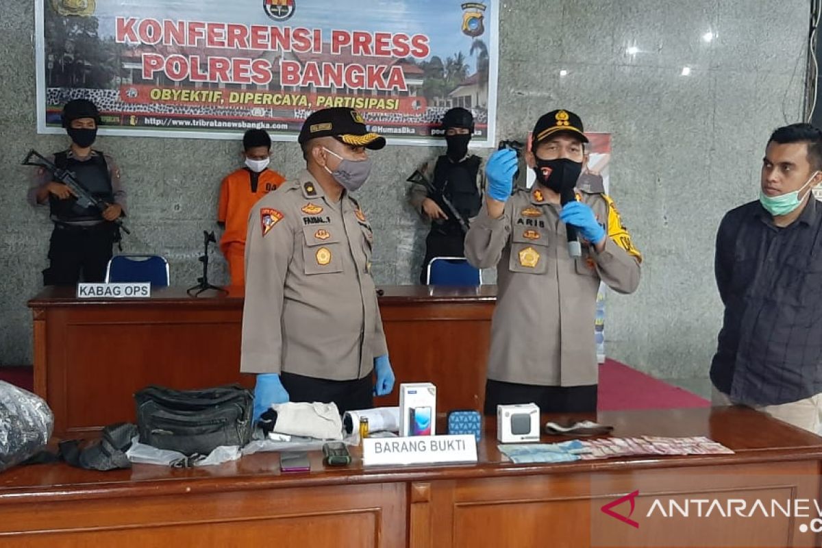 Kapolres Bangka sigap, tidak sampai 24 jam pelaku pembunuhan ditangkap