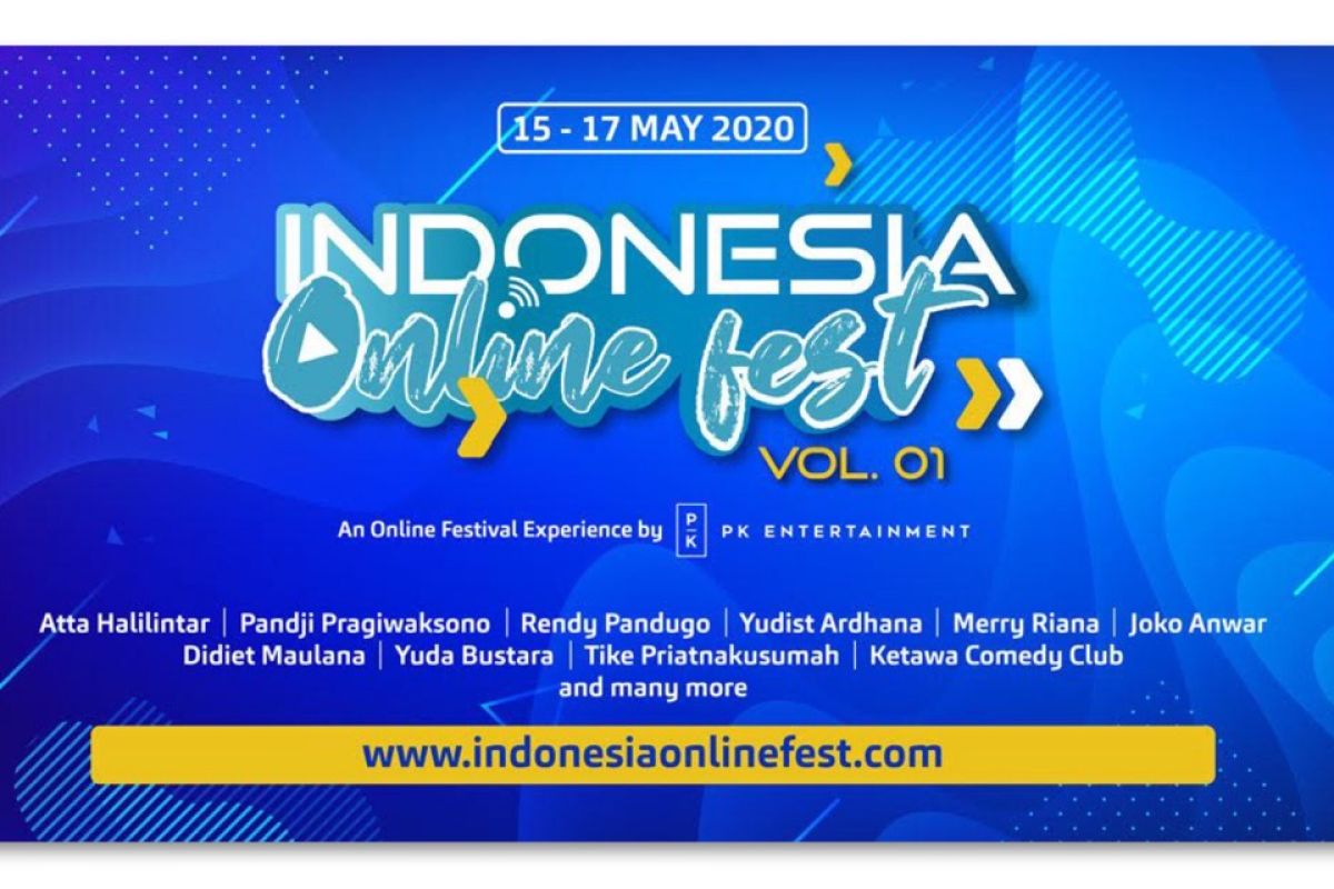 Indonesia Online Fest 2020 digelar 15-17 Mei