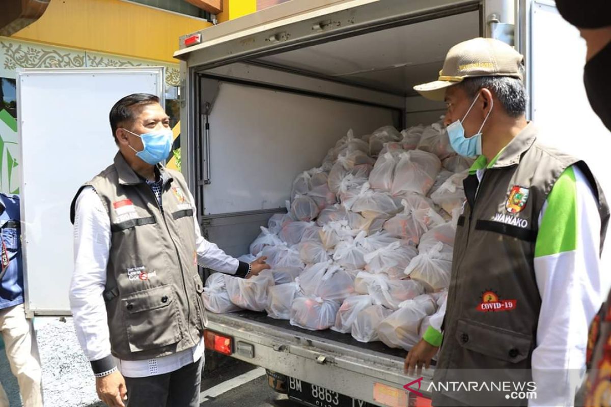 Sebanyak 60.625 paket bantuan pangan meluncur ke rumah warga Pekanbaru