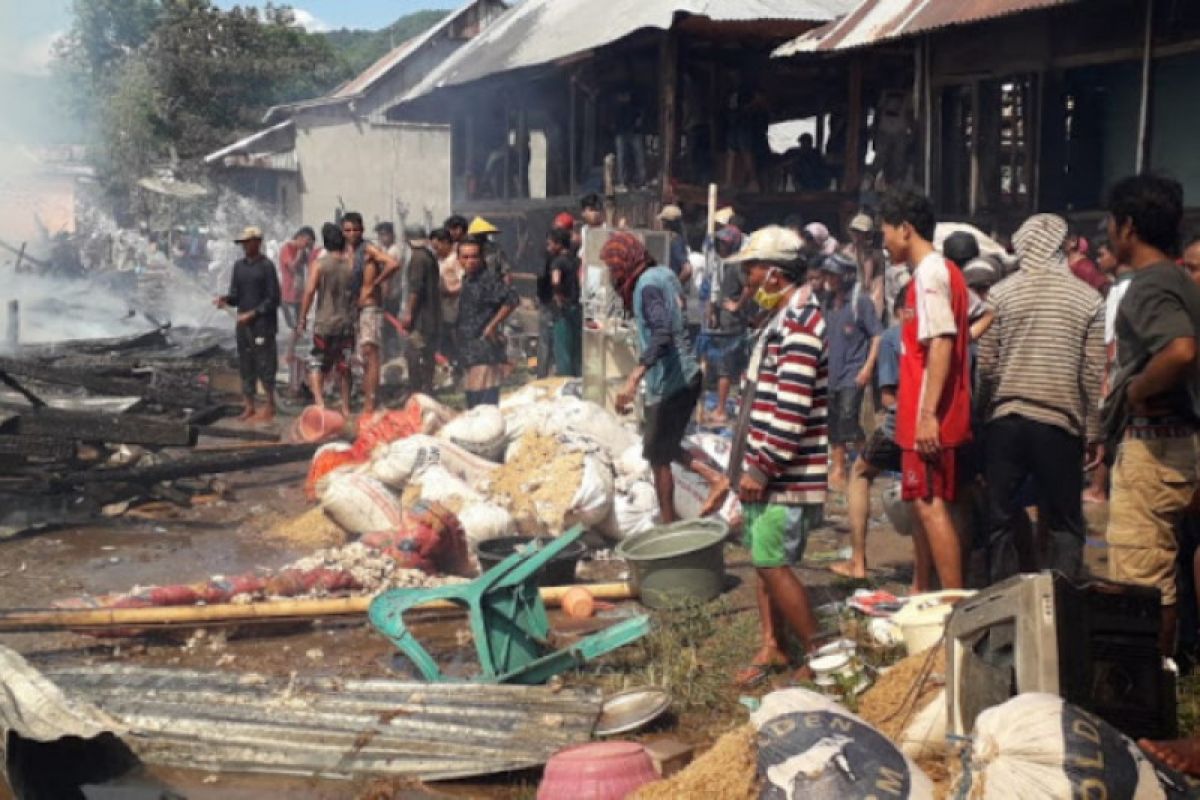 Belasan rumah di Bima hangus terbakar, kerugian mencapai Rp3 miliar