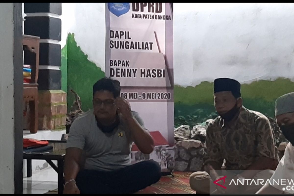 Anggota DPRD Bangka serap aspirasi masyarakat terdampak COVID-19 (Video)