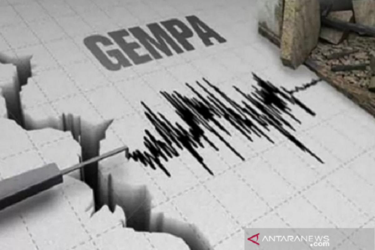 Gempa bumi dengan magnitudo 4,3 guncang Liwa