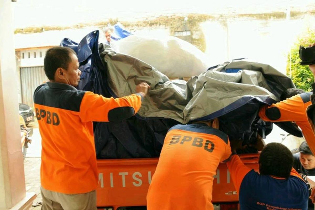 BPBD Lebak salurkan logistik bagi korban banjir di Banjarsari