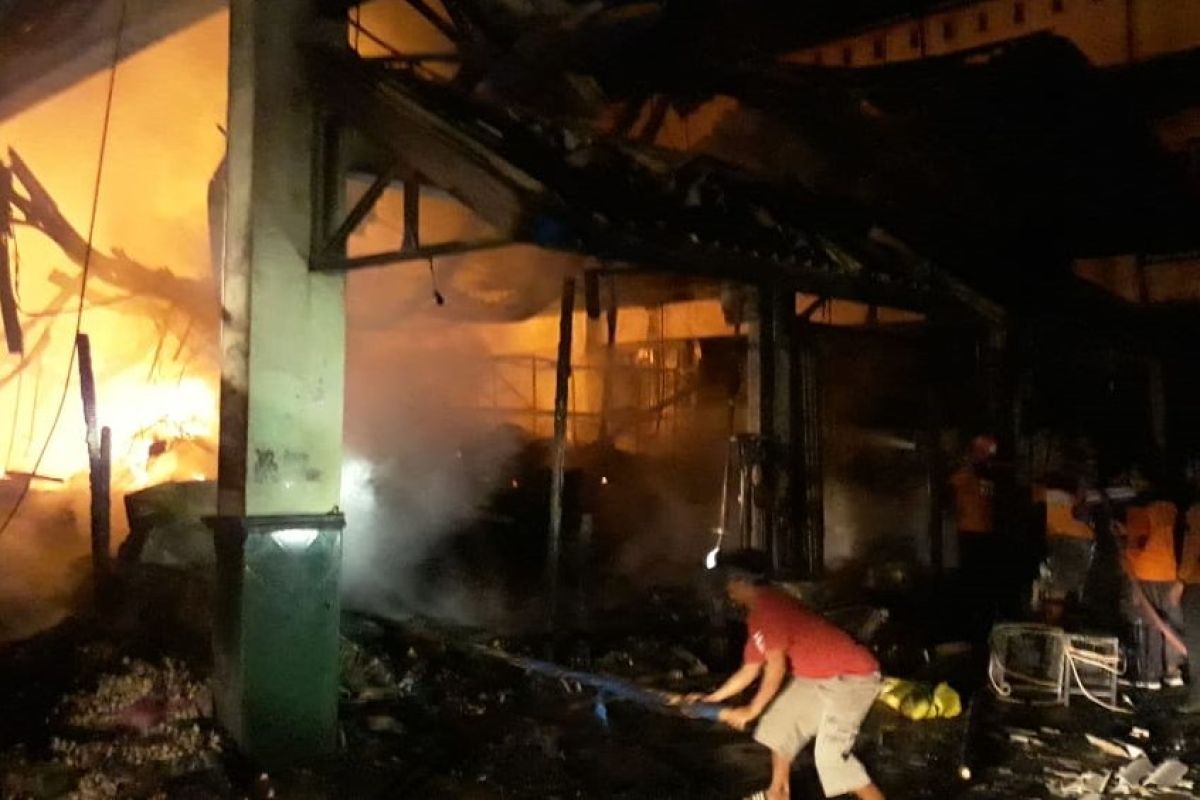 Pasar Juwana Pati mengalami kebakaran