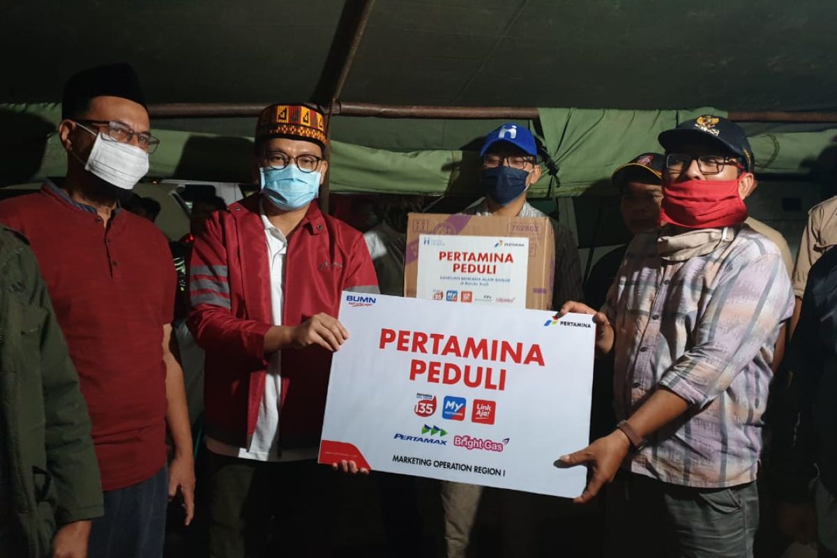 Pertamina Peduli salurkan bantuan untuk korban banjir Aceh Besar