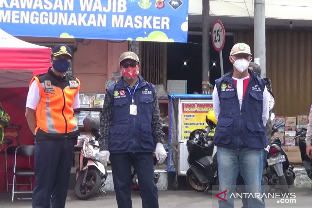 Seluruh aktivitas warga dan pertokoan di Jalan Ahmad Yani Kota Sukabumi akan ditutup
