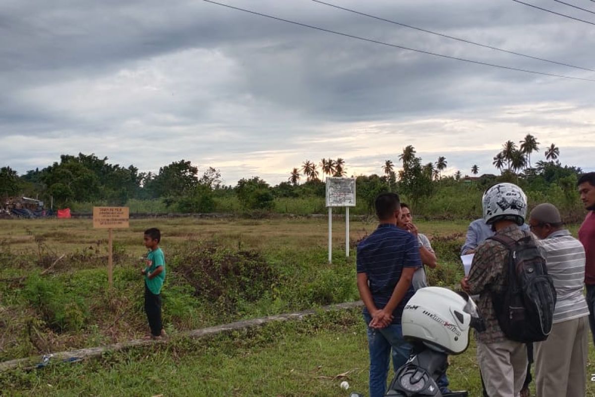 Kemenkumham segel tanahpembangunan Kantor Samsat Aceh Jaya, begini alasannya