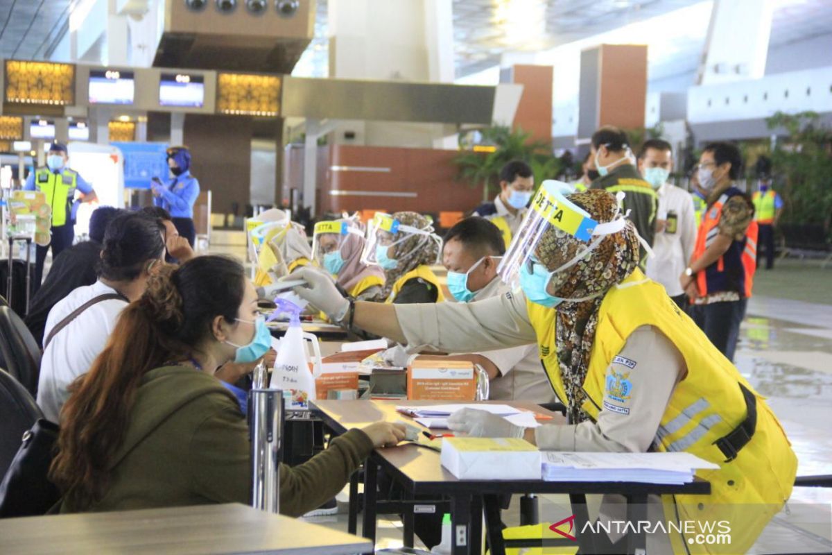 Protokol kesehatan penumpang udara Bandara Soekarno-Hatta