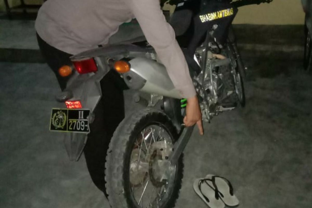 Nyaris, motor dinas Polsek Balata disikat maling