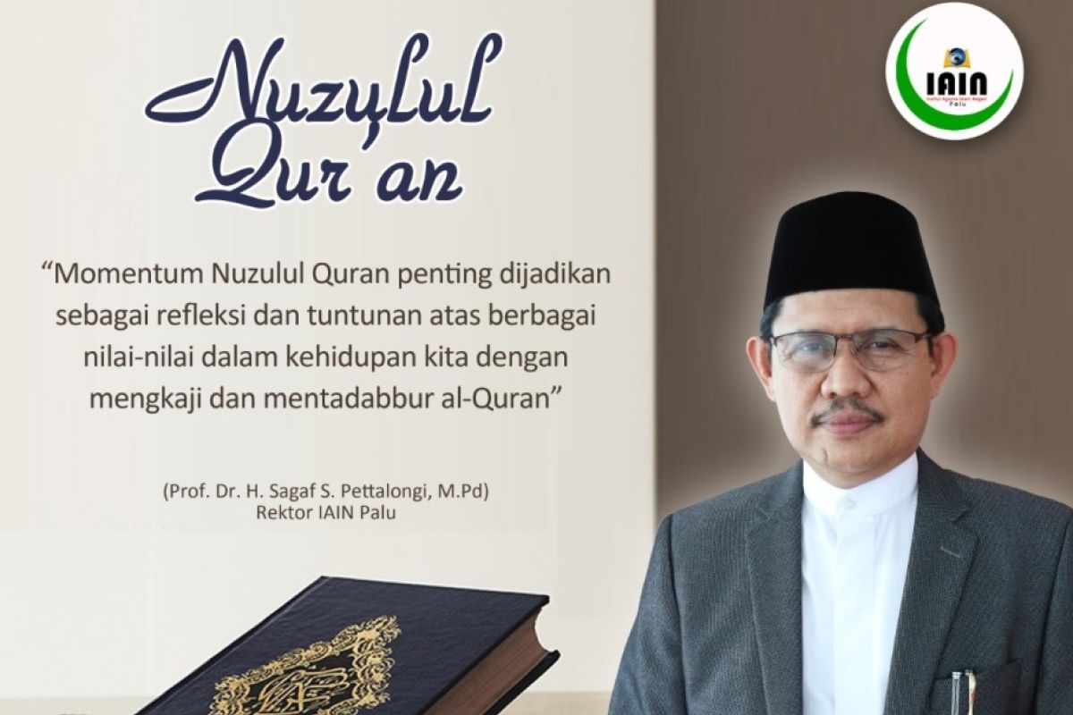 Rektor IAIN Palu:  Nuzulul Quran momen mendalaminya sebagai tuntunan