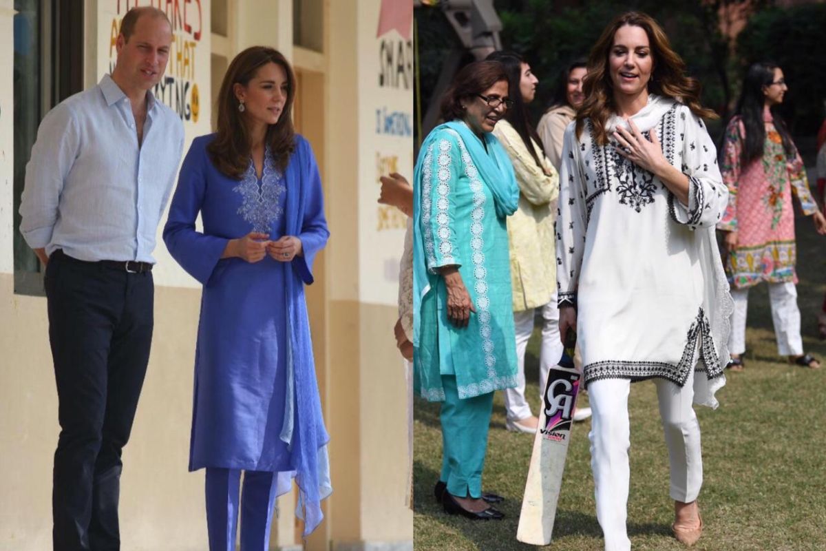 Inspirasi baju Idul Fitri, shalwar kameez ala Kate Middleton