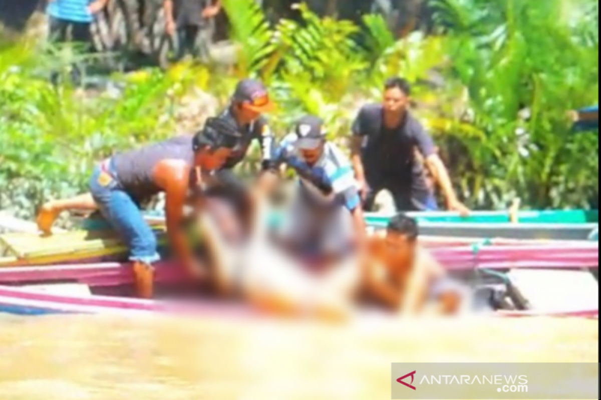 Tragis, Seorang wanita berenang di Sungai Kusan tewas diterkam buaya