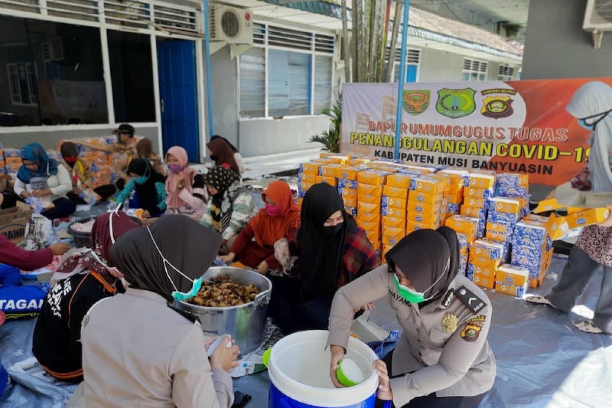 Musi Banyuasin perpanjang operasional dapur umum COVID-19 hingga 90 hari