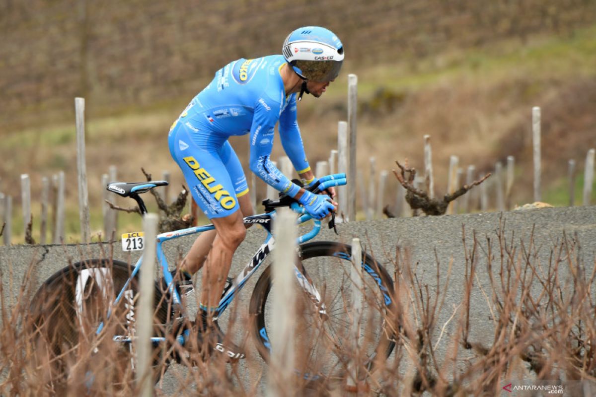 Diskors empat tahun karena doping, pebalap sepeda Prancis Di Gregorio membantah meski hasil tes positif