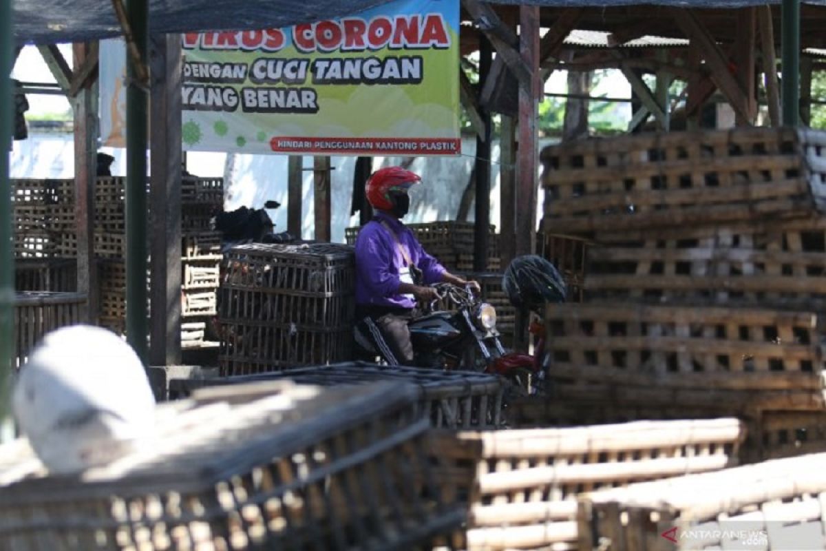 Pasar Banjaran Kediri ditutup tiga hari cegah penyebaran corona