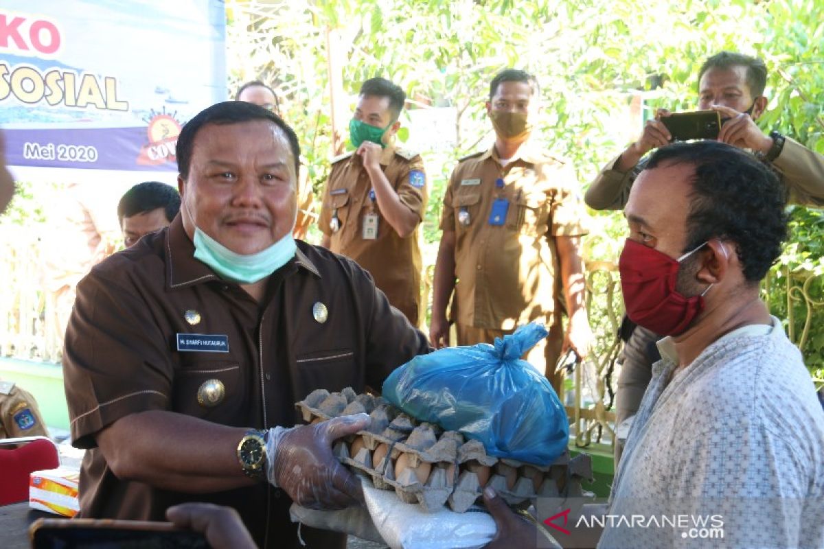 Pemkot Sibolga mulai salurkan paket sembako bagi warga terdampak COVID-19