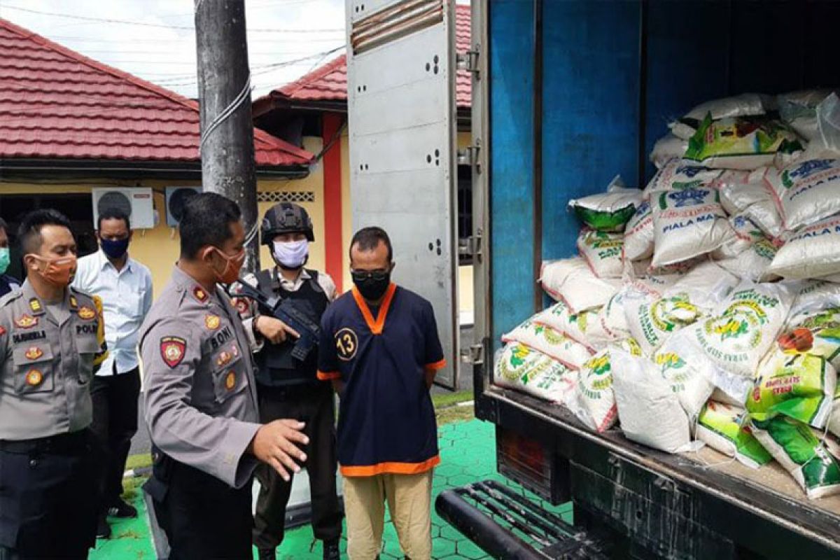 Polres Kotawaringin Barat, Kalteng sita 2.340 kilogram beras oplosan siap edar