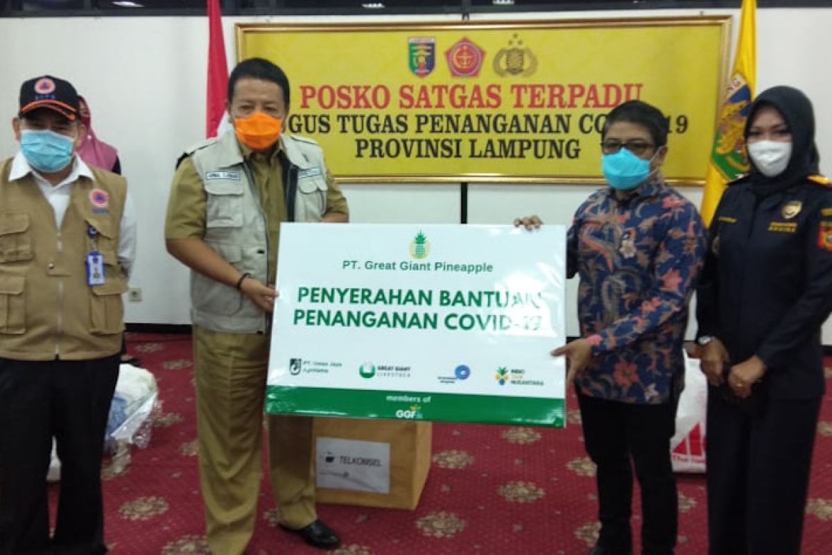 PT GGP serahkan donasi 131 ribu APD ke Pemprov Lampung