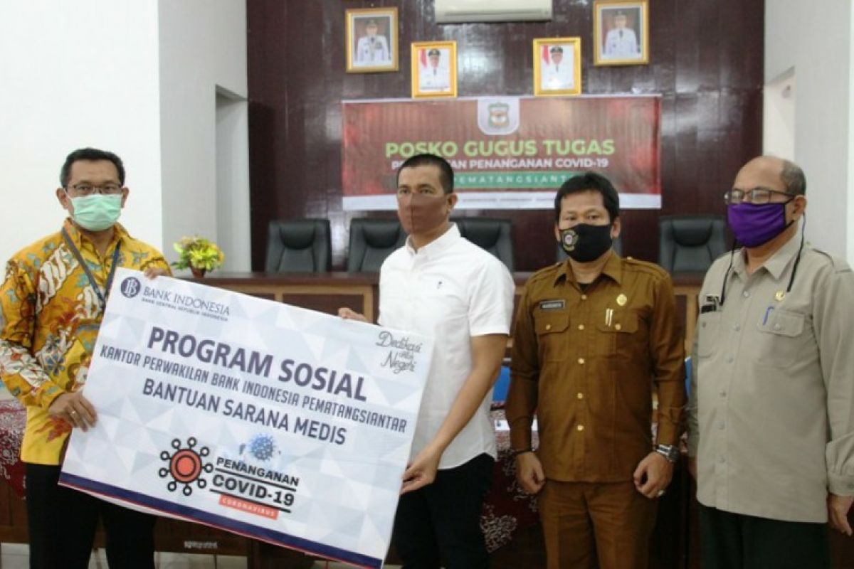 Bank Indonesia donasikan APD dan Sembako ke Gugus Tugas Pematangsiantar