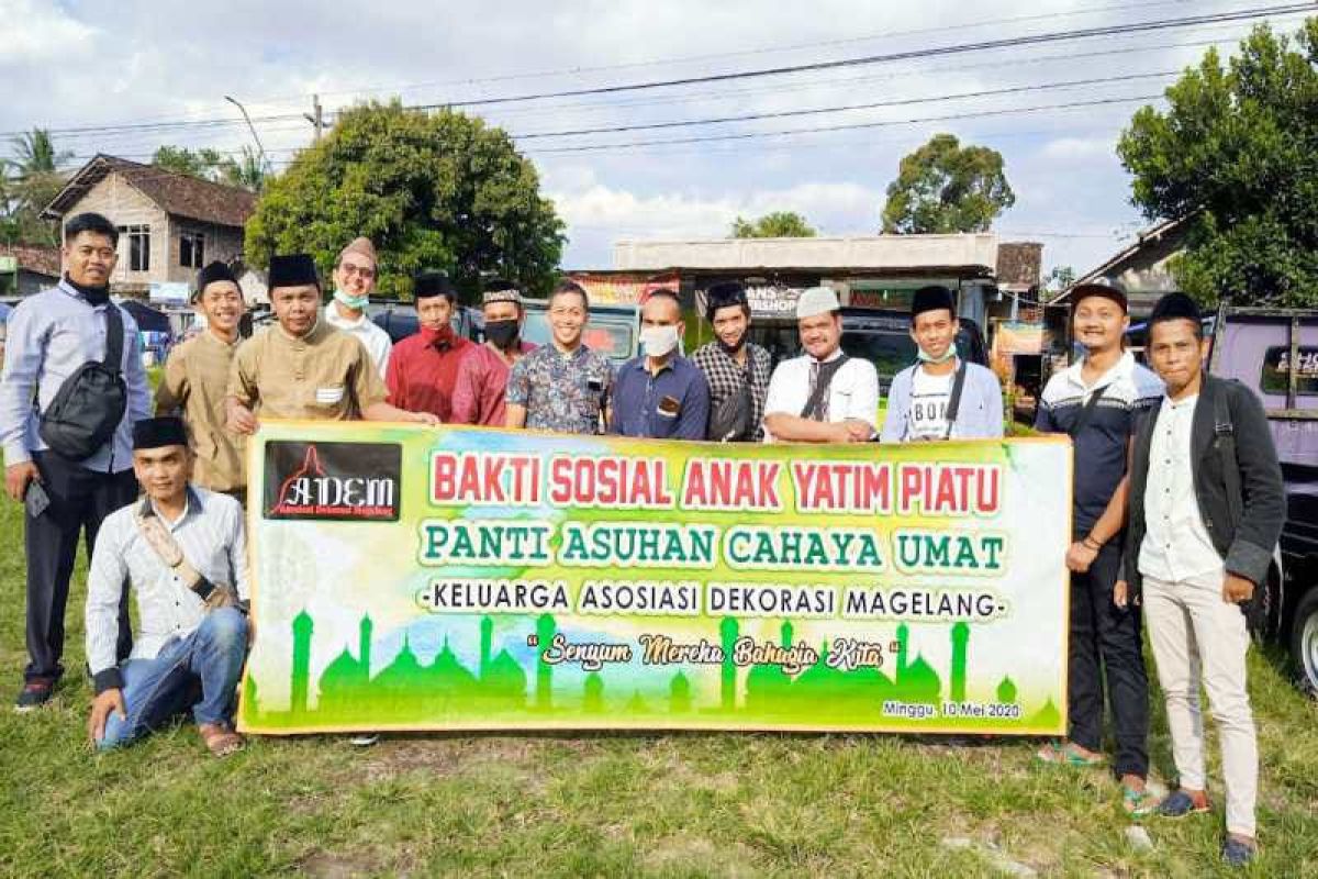 Asosiasi Dekorasi Magelang santuni anak yatim piatu panti asuhan