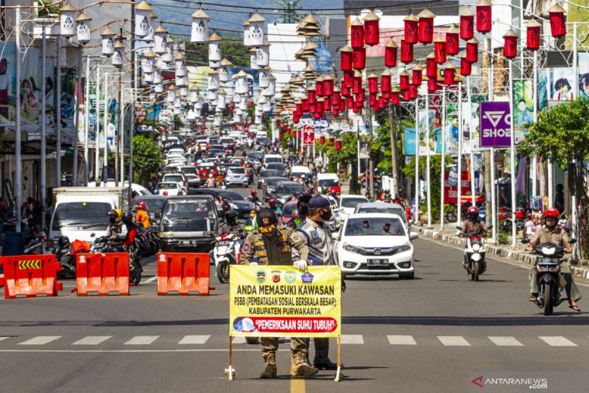 Presiden soroti provinsi-provinsi yang belum terapkan PSBB