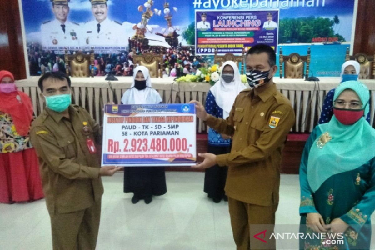 Pemkot Pariaman kucurkan dana Rp2,9 miliar untuk insentif guru honorer