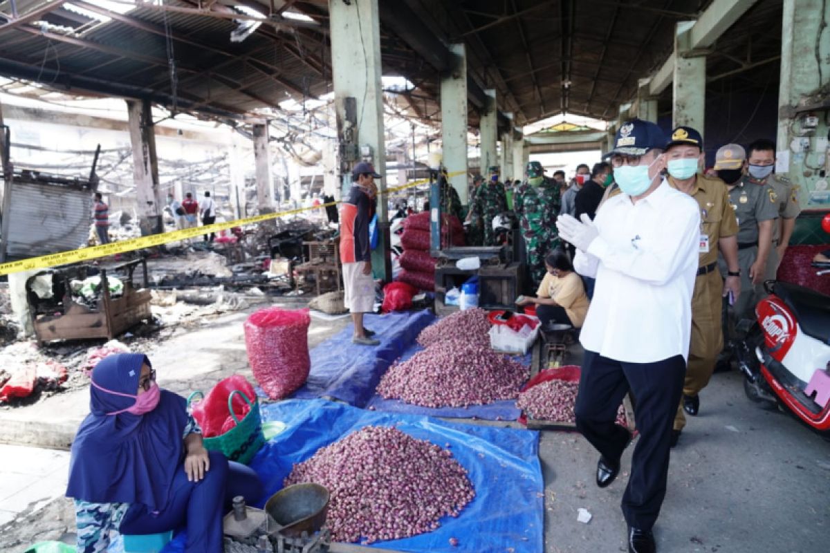 Pembangunan Pasar Juwana yang terbakar dianggarkan pada APBD Perubahan