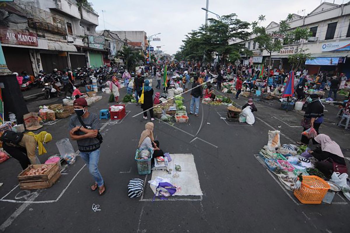 Pasar rakyat di Malang Raya bisa terapkan ganjil-genap saat PSBB