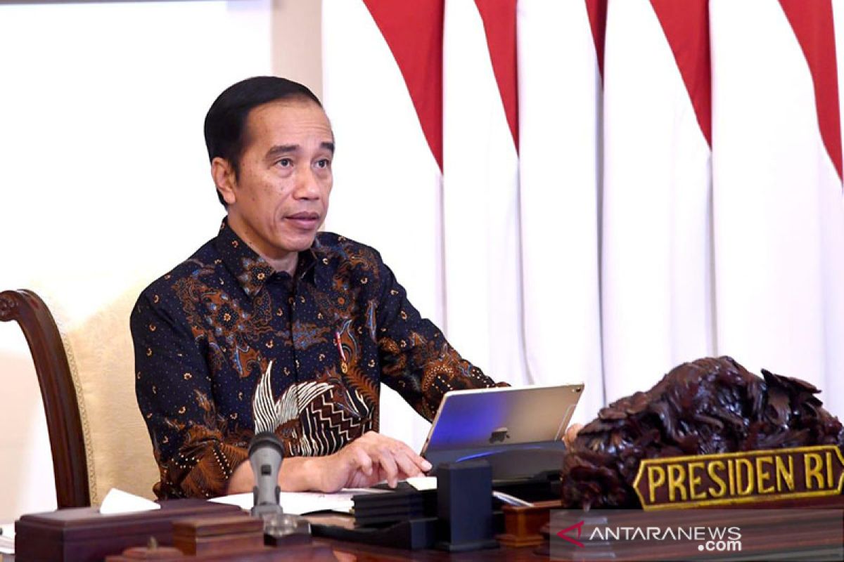 Presiden Jokowi mendorong masyarakat membeli produk dalam negeri saat pandemi