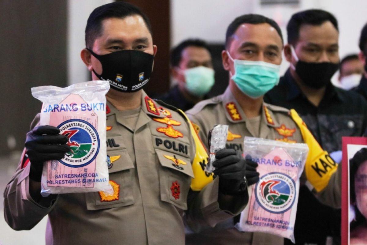 Polisi ungkap peredaran 100 kilogram sabu-sabu