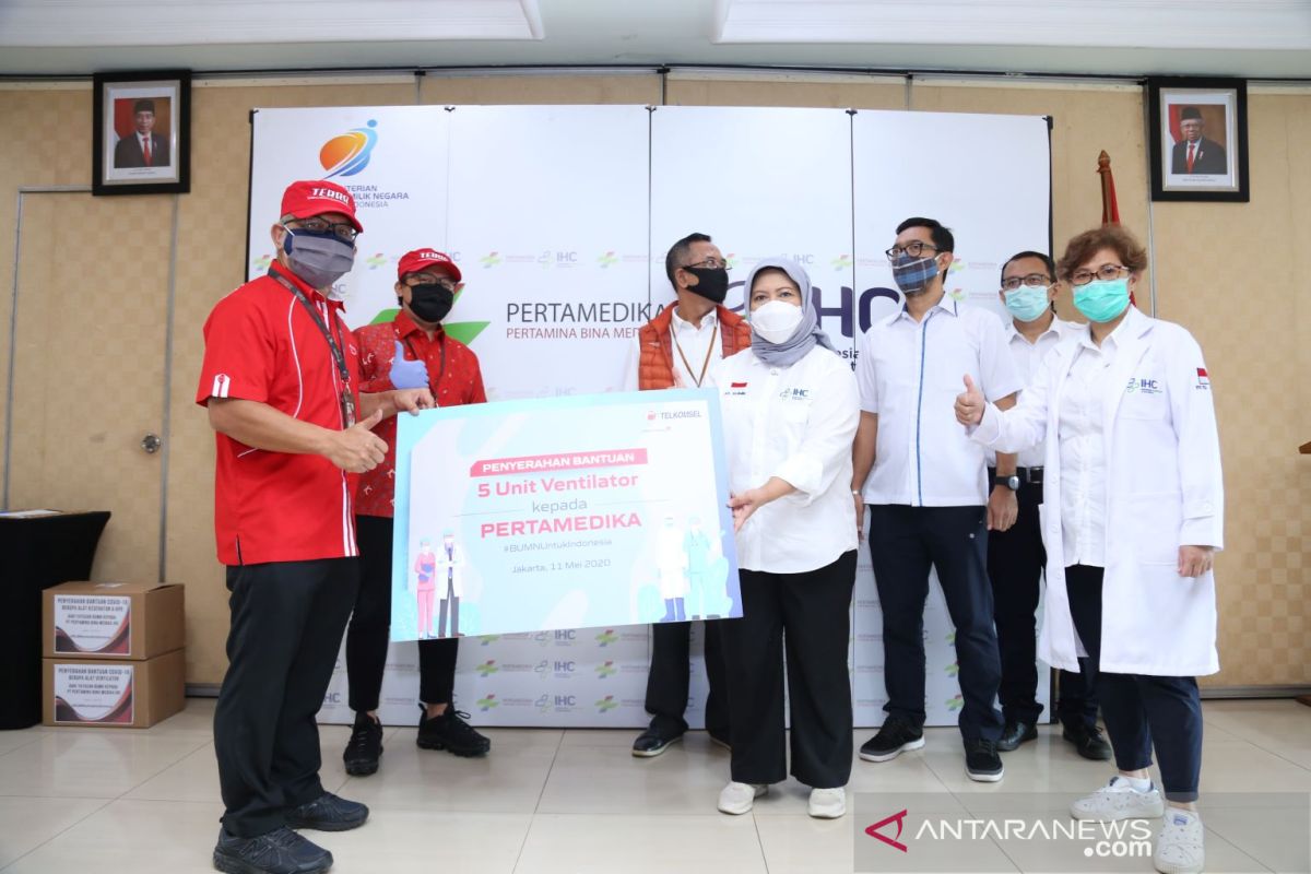 Menuju usia ke-25 Tahun, Telkomsel donasikan ventilator 100.000 unit APK