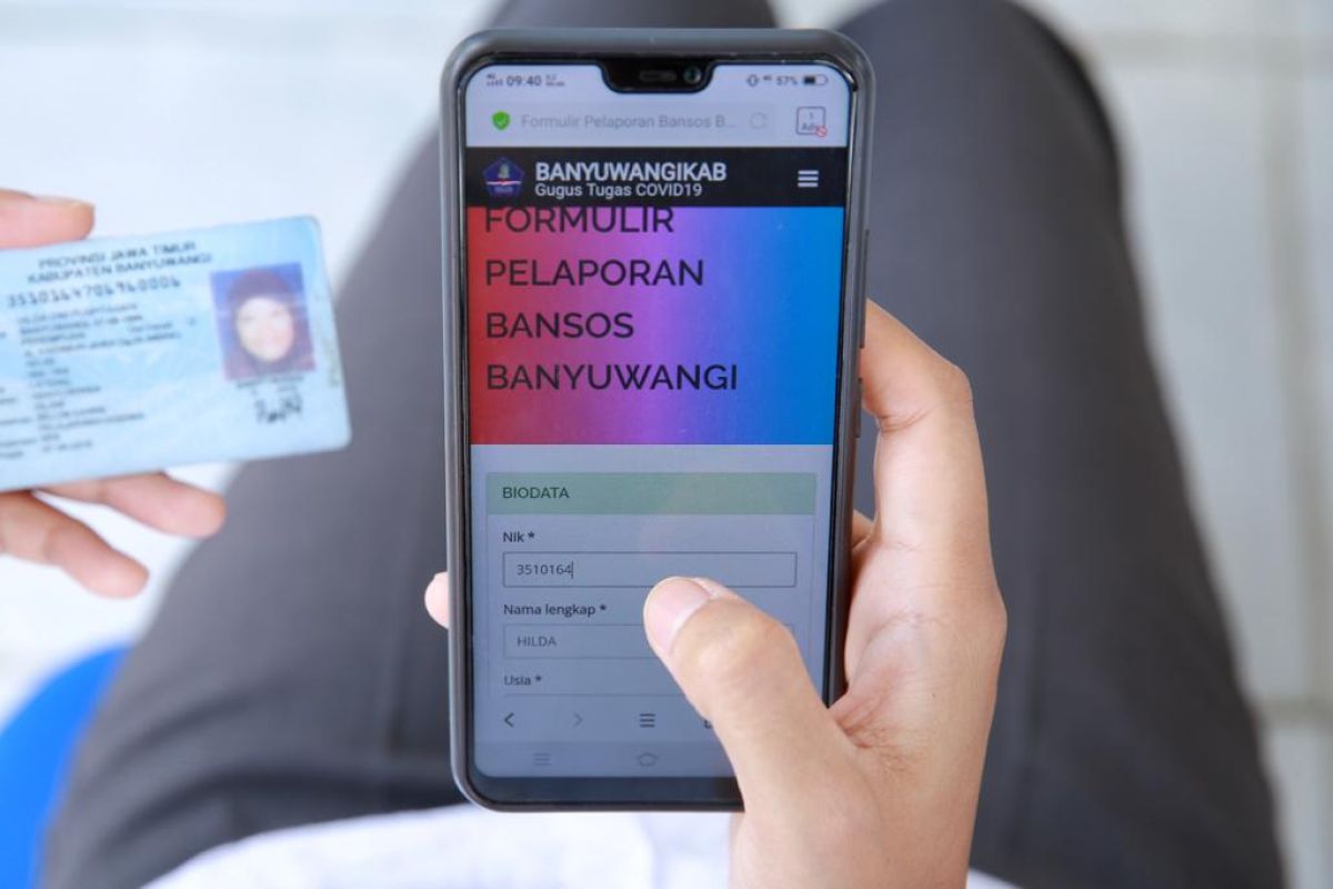 Tidak terdaftar bansos, warga Banyuwangi bisa lapor secara daring