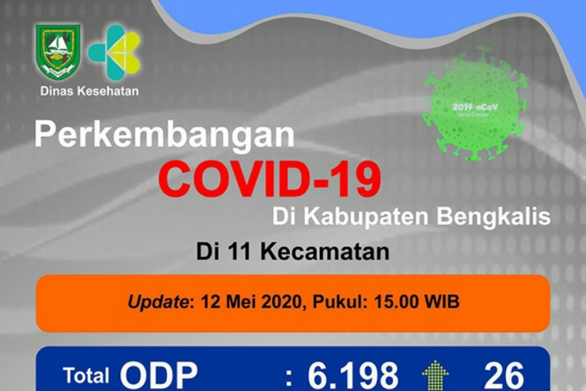 Empat PDP COVID-19 di Kabupaten Bengkalis kembali dinyatakan sembuh