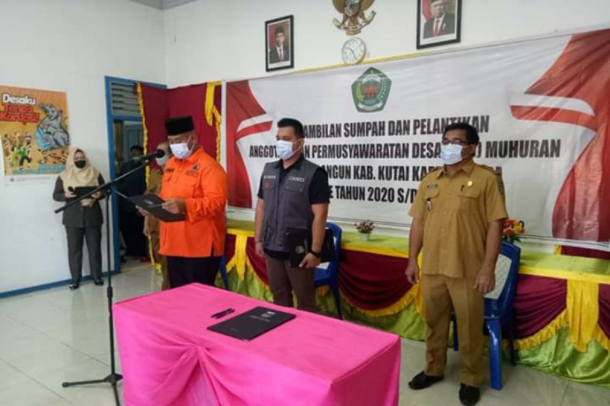 Edi Damansyah minta BPD Desa Muhuran dukung revisi APBDes untuk COVID-19