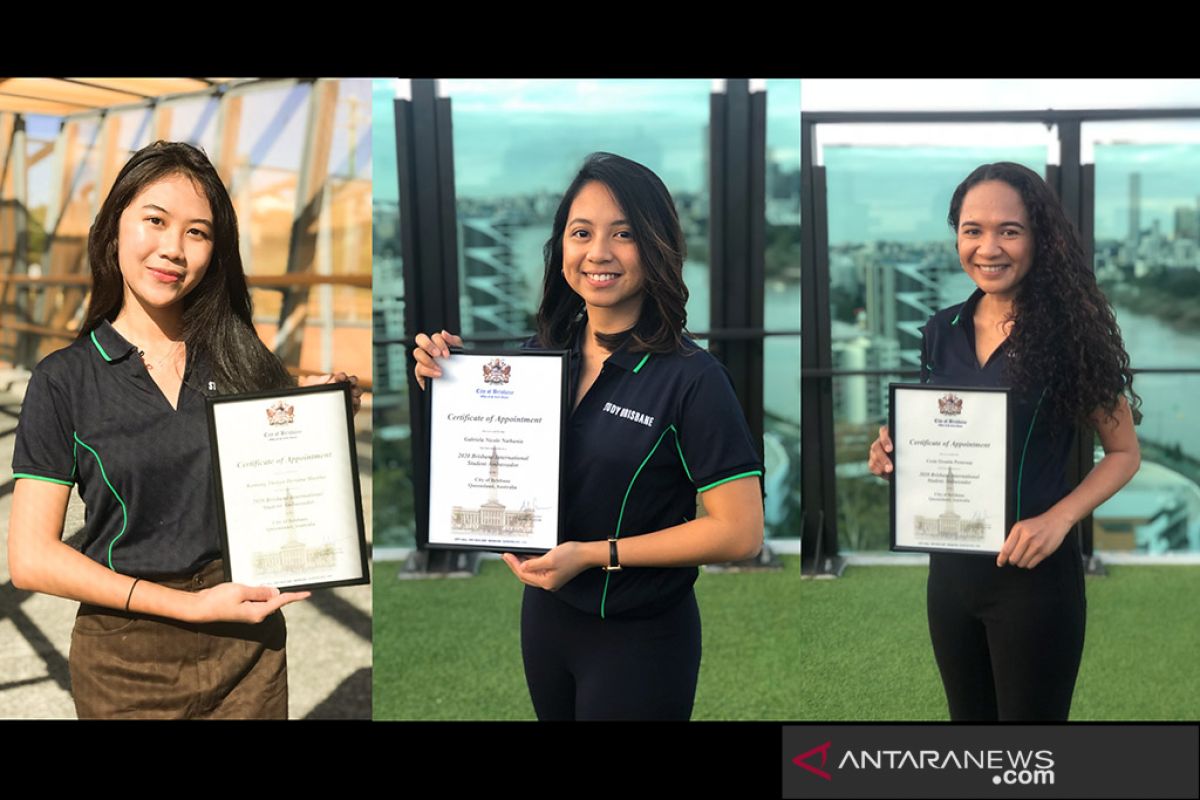 Tiga mahasiswi Indonesia terpilih jadi Duta Mahasiswa Internasional Brisbane